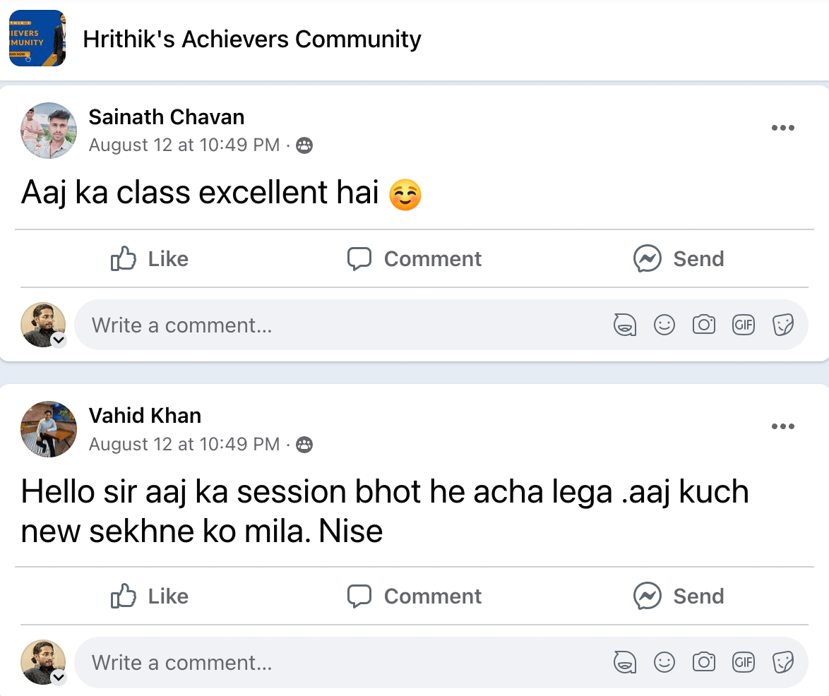 Student result 8