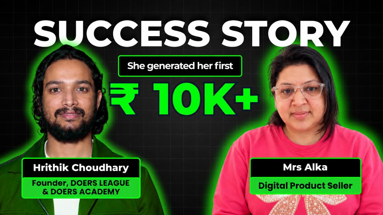 Mrs. Alka success story: ₹10,000+